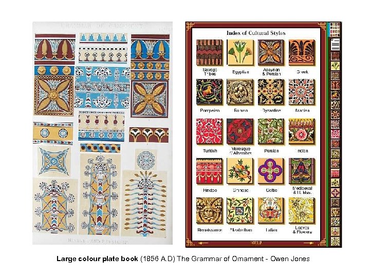 Large colour plate book (1856 A. D) The Grammar of Ornament - Owen Jones