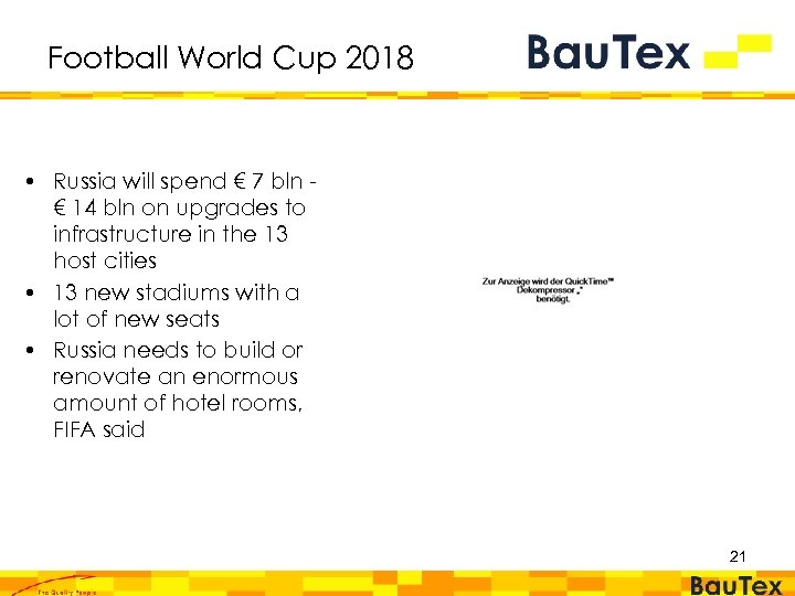 Football World Cup 2018 • Russia will spend € 7 bln € 14 bln