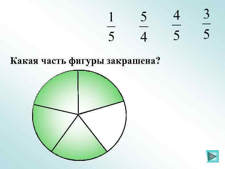 Какая часть фигуры закрашена? 