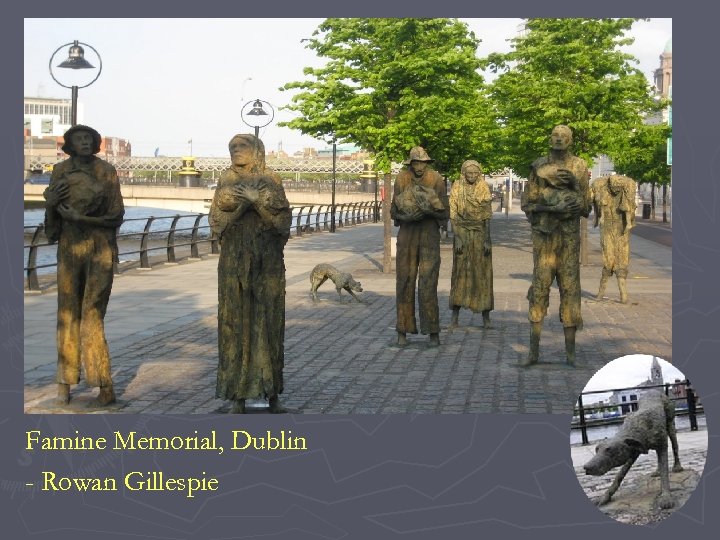 Famine Memorial, Dublin - Rowan Gillespie 