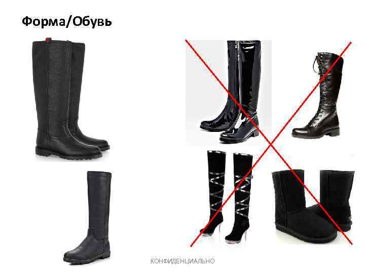 Форма/Обувь КОНФИДЕНЦИАЛЬНО 