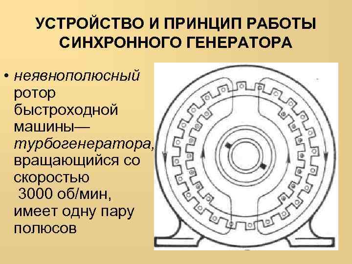 Число полюсов синхронного генератора. Неявнополюсный ротор синхронной машины. Неявнополюсный ротор синхронного двигателя. Конструкция синхронного генератора. Синхронный Генератор принцип работы и устройство.