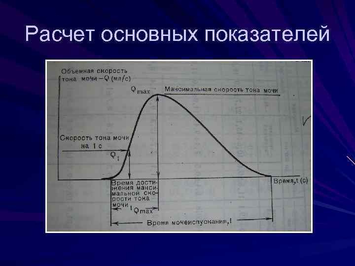 Расчет основных показателей 