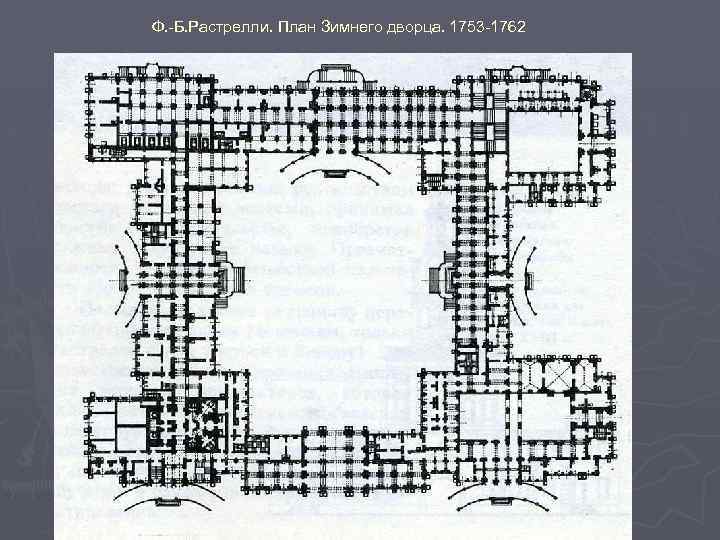 Чертежи зимнего дворца