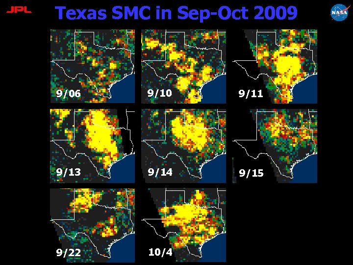 Texas SMC in Sep-Oct 2009 9/06 9/10 9/11 9/13 9/14 9/15 9/22 10/4 