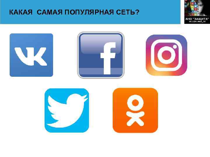 КАКАЯ САМАЯ ПОПУЛЯРНАЯ СЕТЬ? 