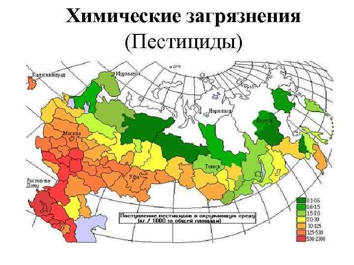 Химические загрязнения (Пестициды) 