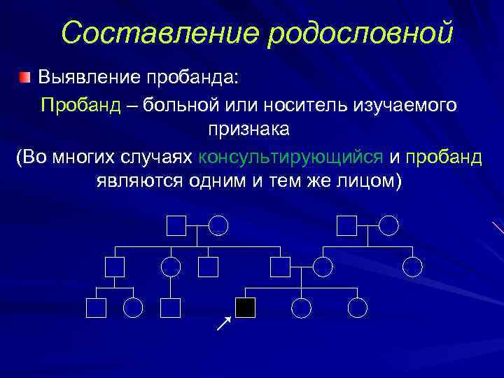 Презентация составление родословных 10 класс