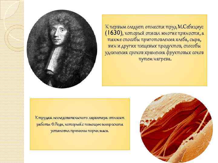К первым следует отнести труд М. Себициус (1630), который описал многие пряности, а также