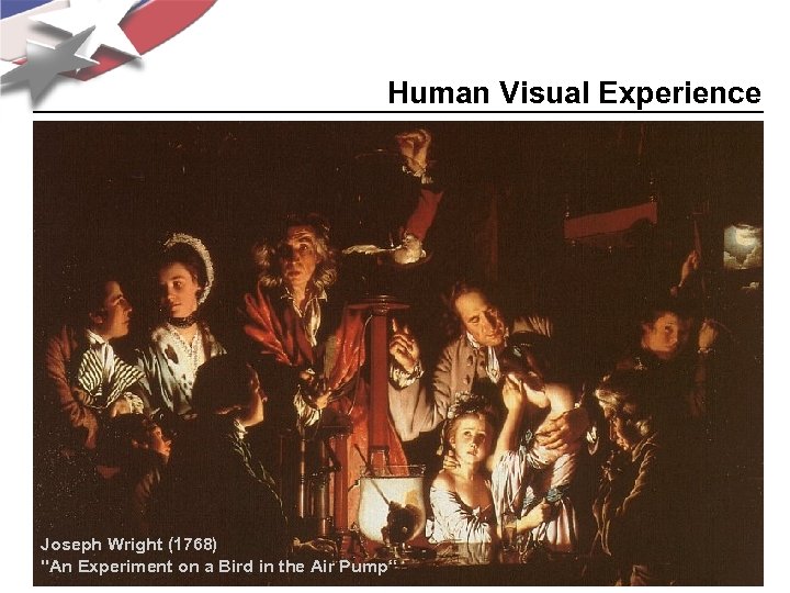 Human Visual Experience Joseph Wright (1768) ∙ SSL Promise & Challenges ∙ 