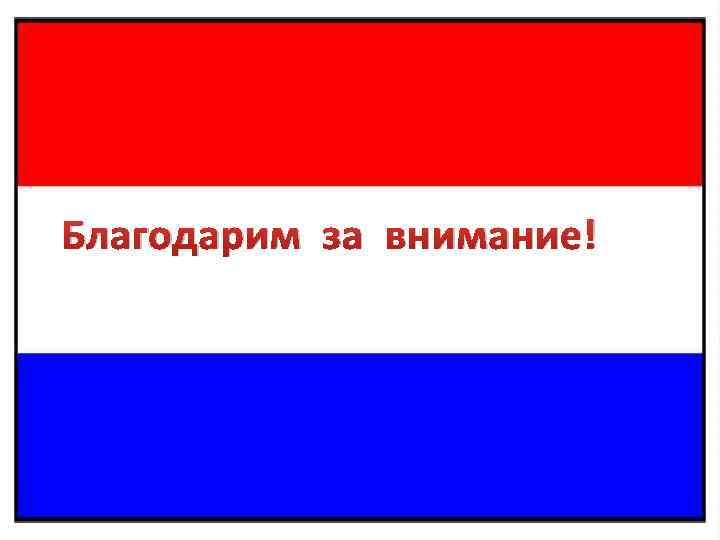 Благодарим за внимание! 