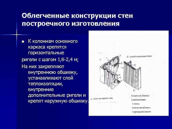 Облегченная конструкция