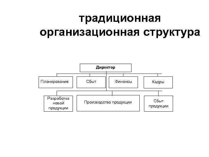 Структура и содержание организационного плана