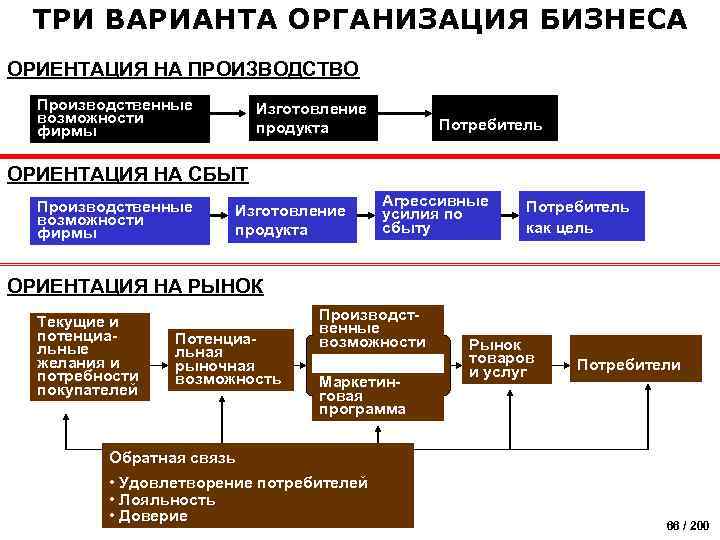 Рыночное ориентирование бизнес проекта