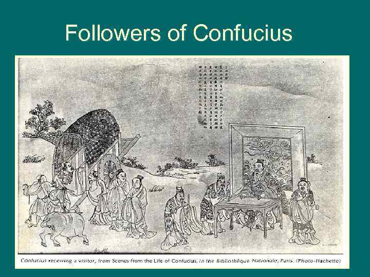 Followers of Confucius 