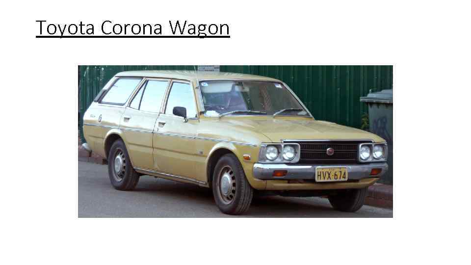 Toyota Corona Wagon 