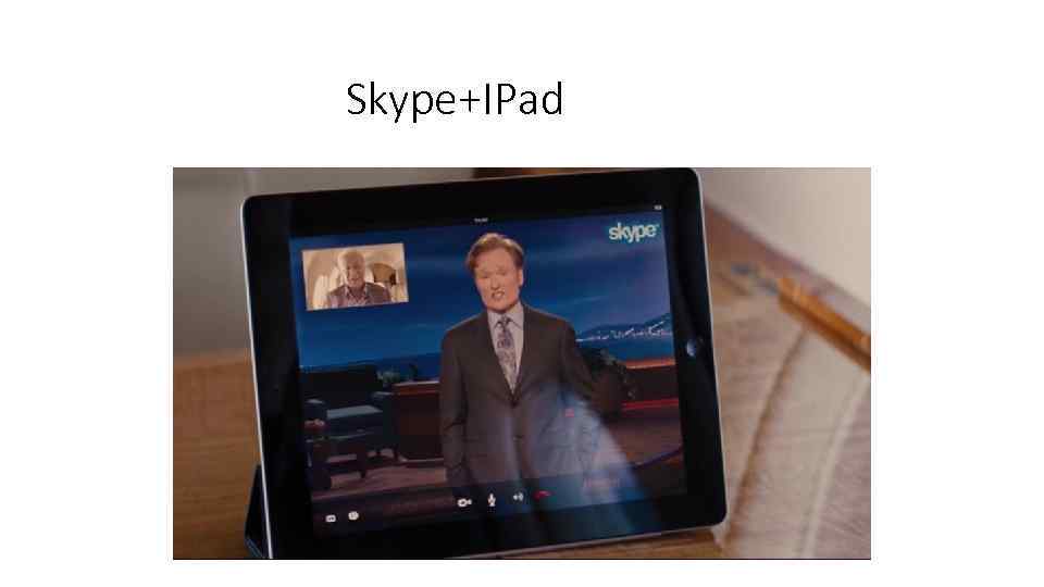 Skype+IPad 