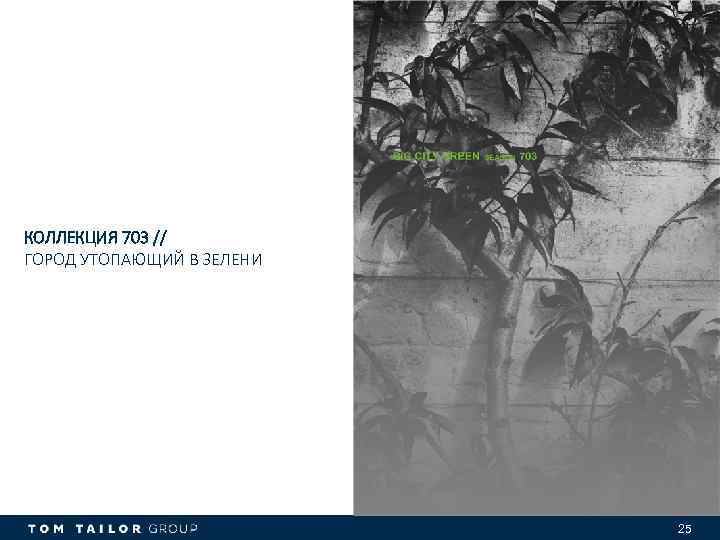 КОЛЛЕКЦИЯ 703 // ГОРОД УТОПАЮЩИЙ В ЗЕЛЕНИ 25 