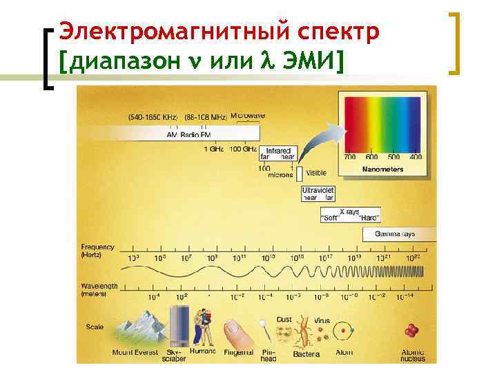 Спектр диапазон