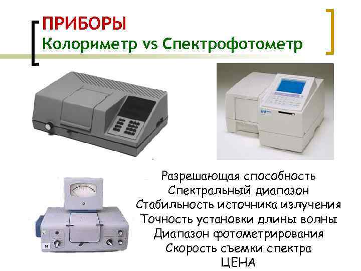 Схема работы спектрофотометра