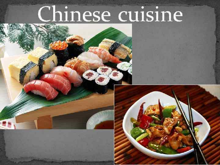 Chinese cuisine 