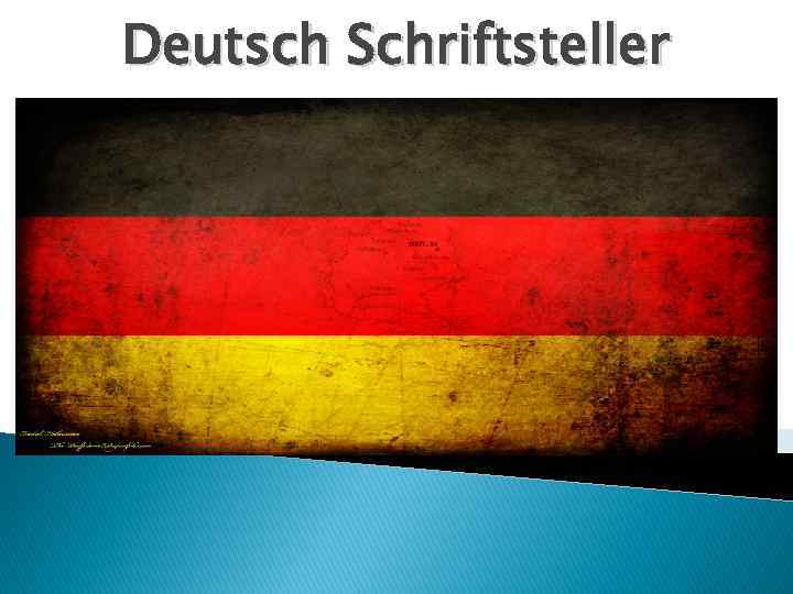 Deutsch Schriftsteller 