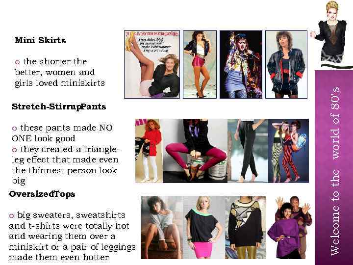 o the shorter the better, women and girls loved miniskirts Stretch-Stirrup. Pants o these