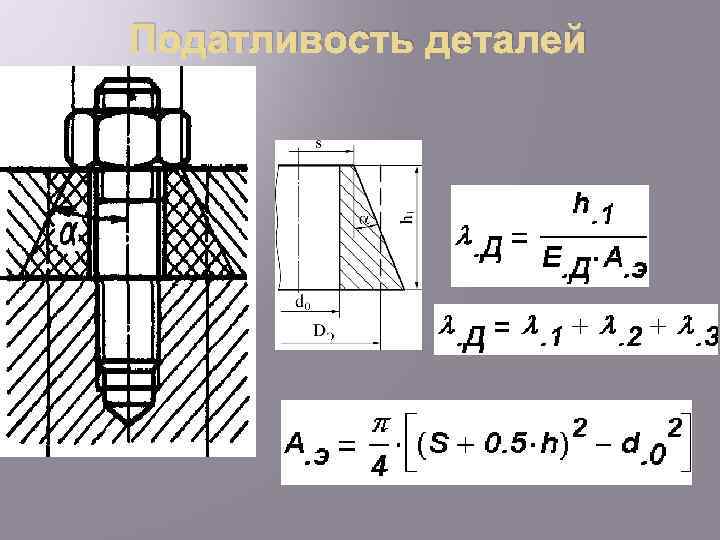 Податливость деталей 