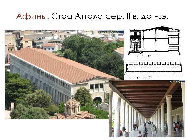Афины. Стоа Аттала сер. II в. до н. э. 