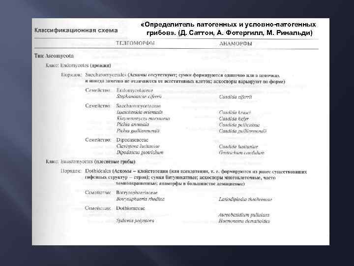  «Определитель патогенных и условно-патогенных грибов» . (Д. Саттон, А. Фотергилл, М. Ринальди) 