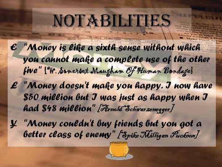 notabilities € 