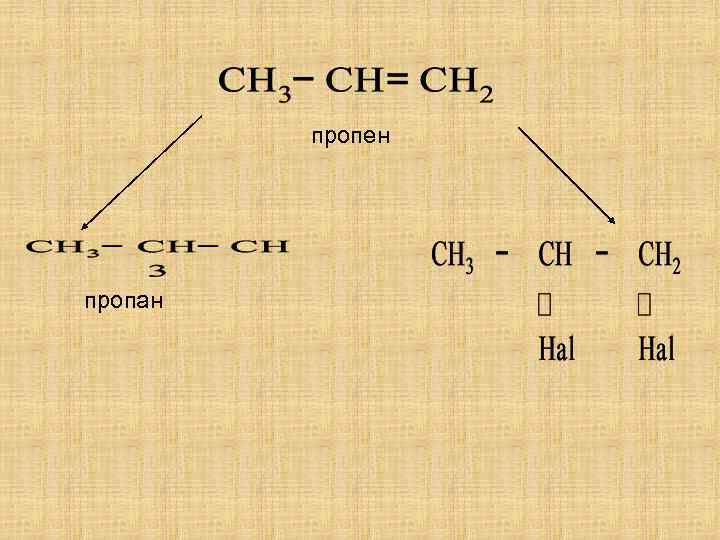 пропен пропан 