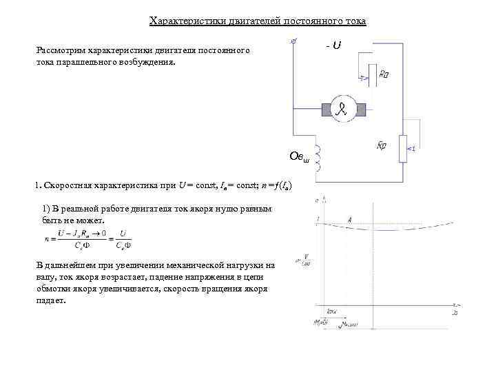 Возбуждение двигателя постоянного тока