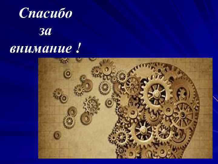 Спасибо за внимание ! 