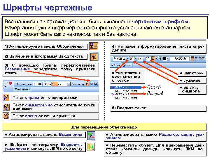 Привязка текст