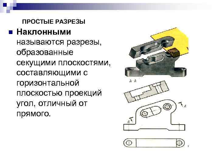 Вертикальными называют разрезы. Чертеж получение разреза с секущей плоскостью. Разрезы выполненные двумя и более секущими плоскостями. Простые и сложные разрезы. Секущие плоскости у ступенчатого разреза между собой называются.