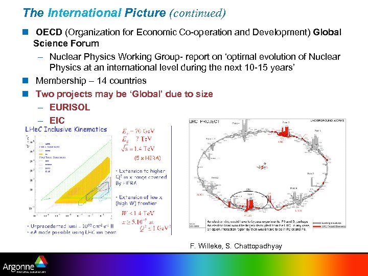 The International Picture (continued) n OECD (Organization for Economic Co-operation and Development) Global Science