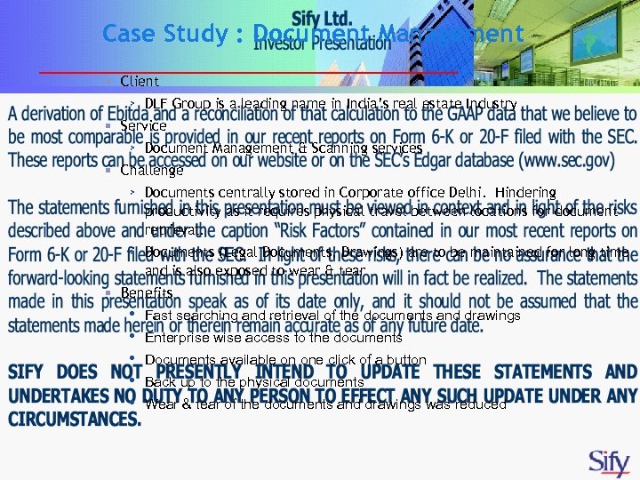 Case Study : Document Management § Client › DLF Group is a leading name