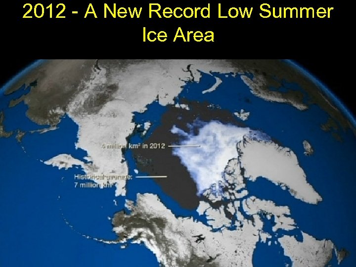 2012 - A New Record Low Summer Ice Area 