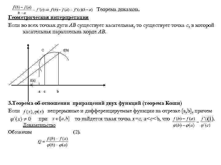 Теорема каше на