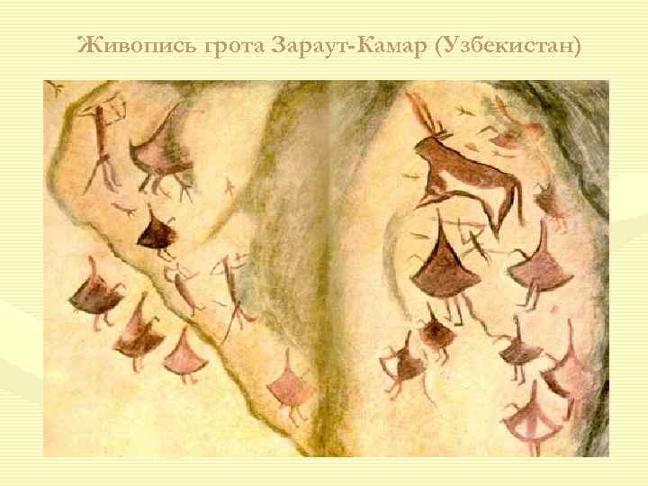 Живопись грота Зараут-Камар (Узбекистан) 
