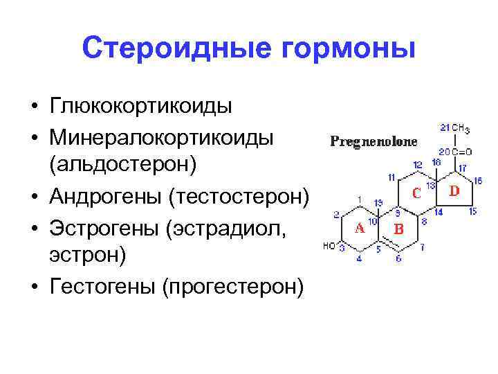 Стероидные гормоны картинки