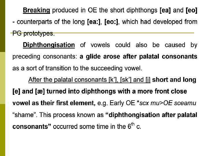 Old English Outline 1 Old English Alphabet