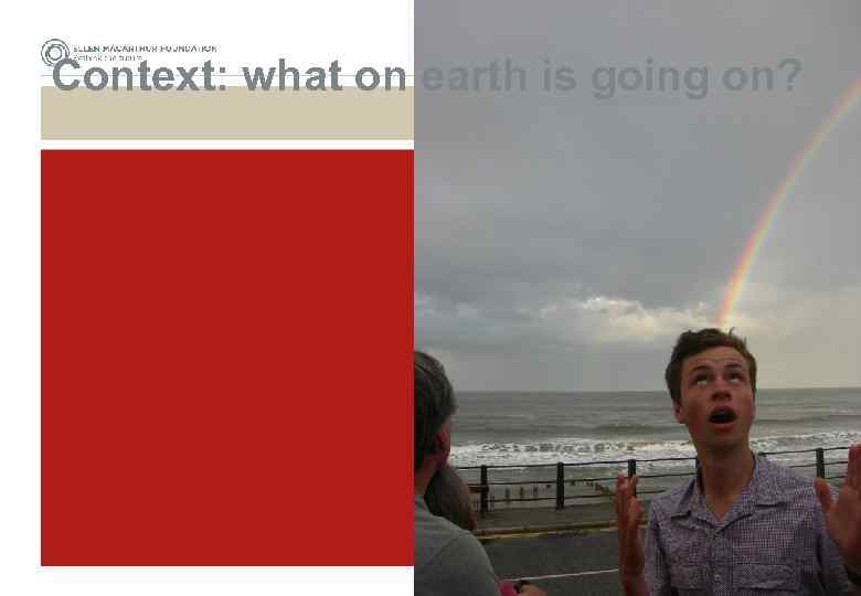 Context: what on earth is going on? 