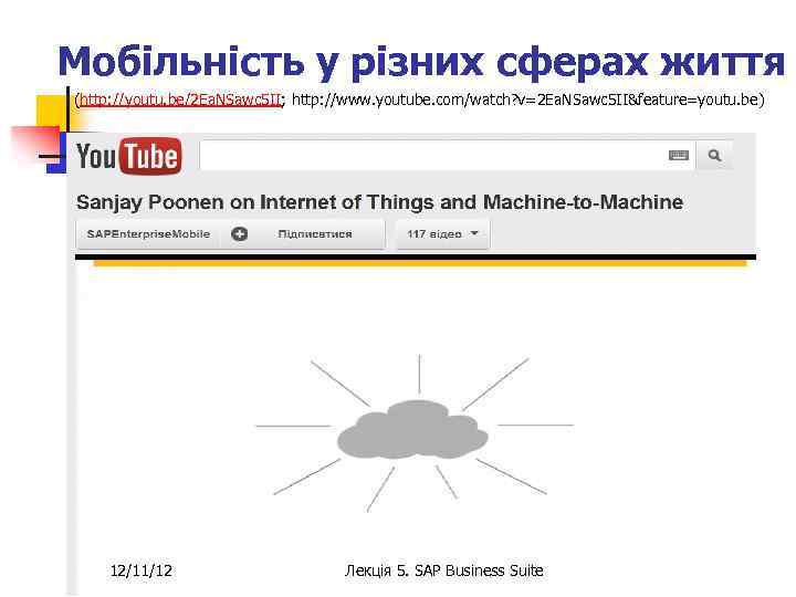 Мобільність у різних сферах життя (http: //youtu. be/2 Ea. NSawc 5 II; http: //www.
