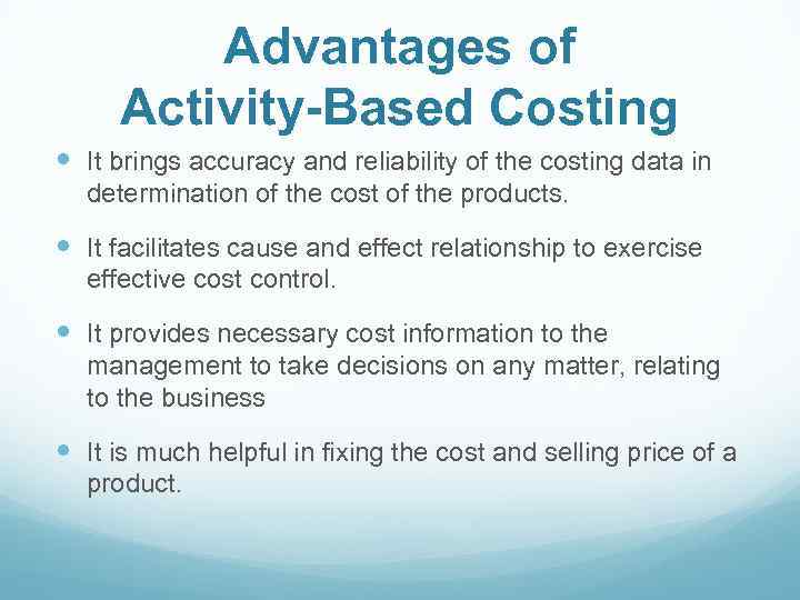 traditional costing vs activity based costing