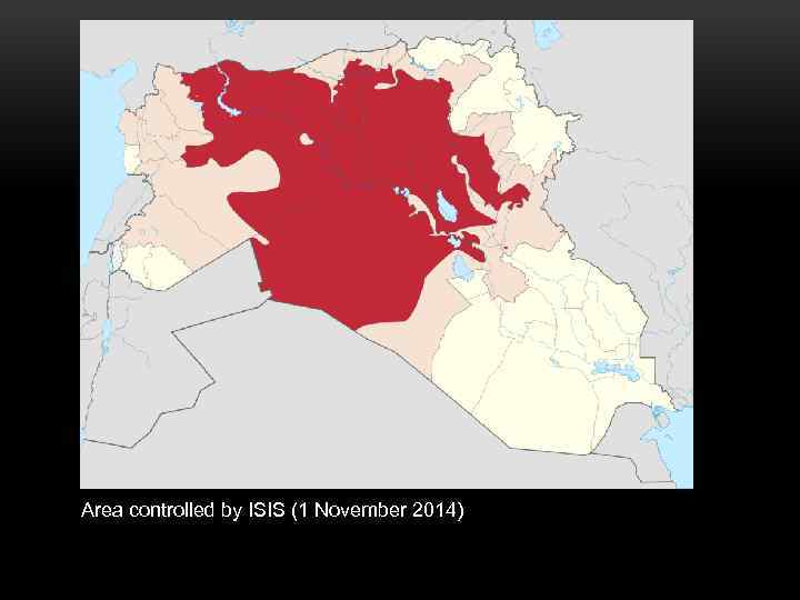 Area controlled by ISIS (1 November 2014) 
