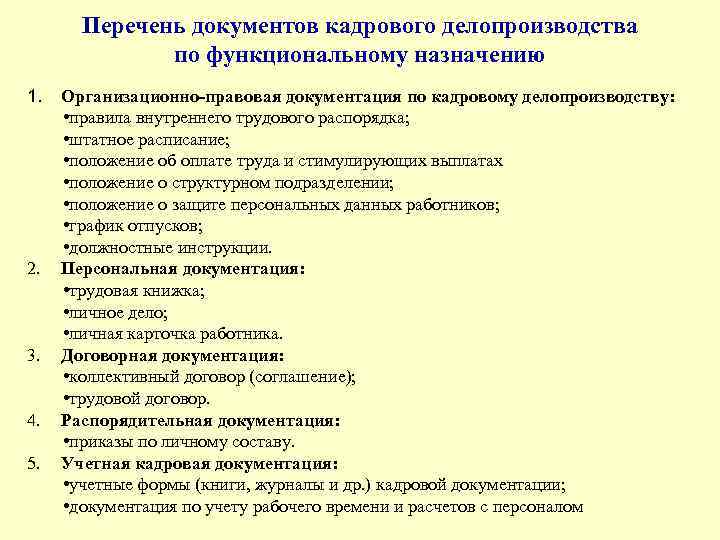 Учебный план управление персоналом и кадровое делопроизводство