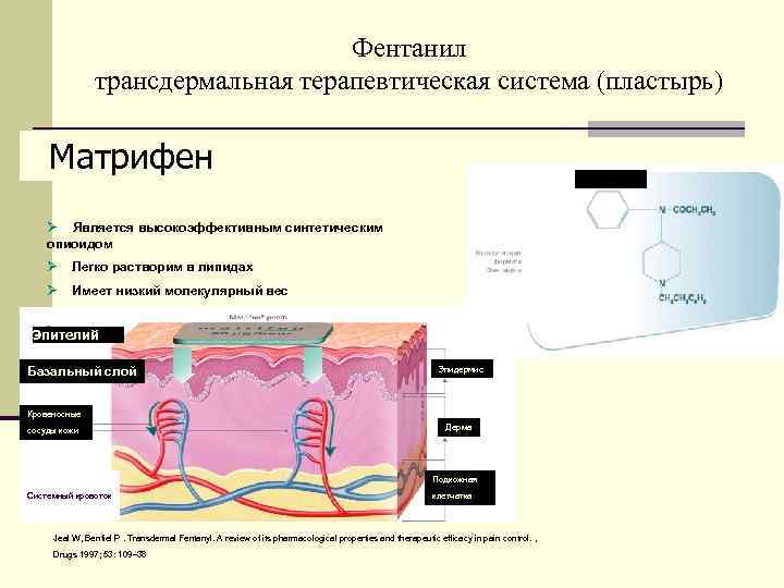 Трансдермальная терапевтическая система