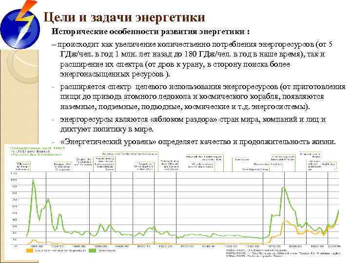 Цели и задачи энергетики Исторические особенности развития энергетики : – происходит как увеличение количественно